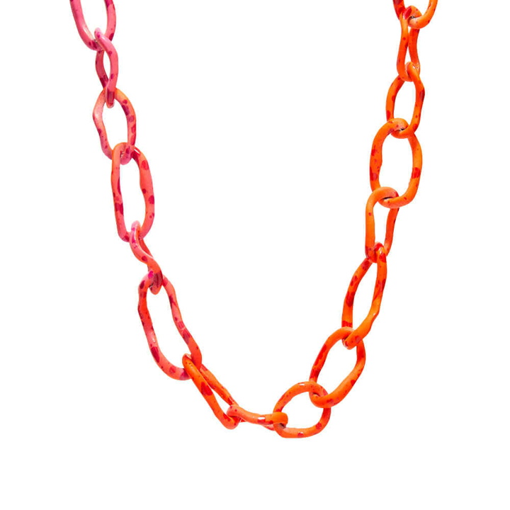 Photo: Collina Strada Women's Crushed Chain Necklace in Sunset