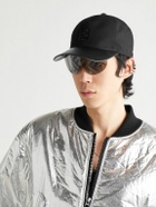 Fendi - Logo-Embroidered Cotton-Canvas and Leather Baseball Cap with Sunglasses