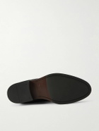 Brunello Cucinelli - Waxed-Suede Chelsea Boots - Black