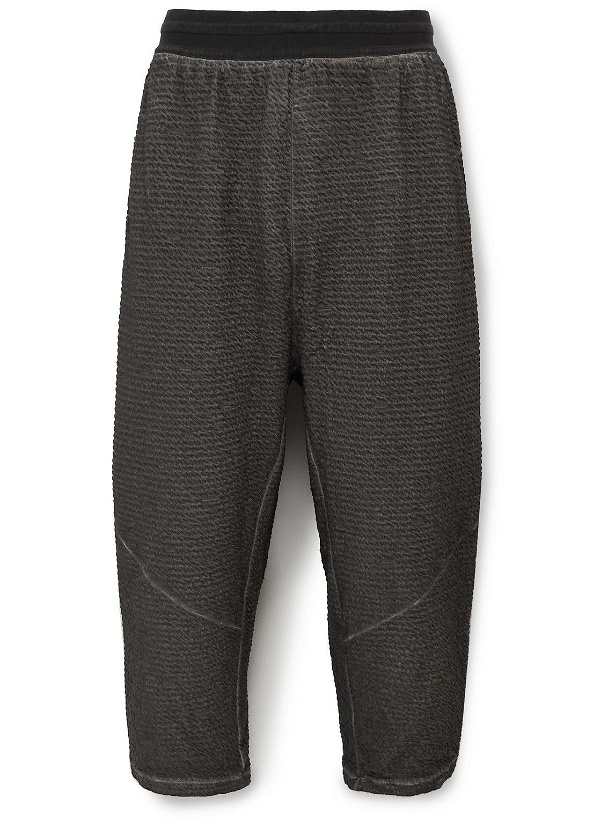 Photo: Nike Training - Cropped Cotton-Blend Dri-FIT Yoga Sweatpants - Gray