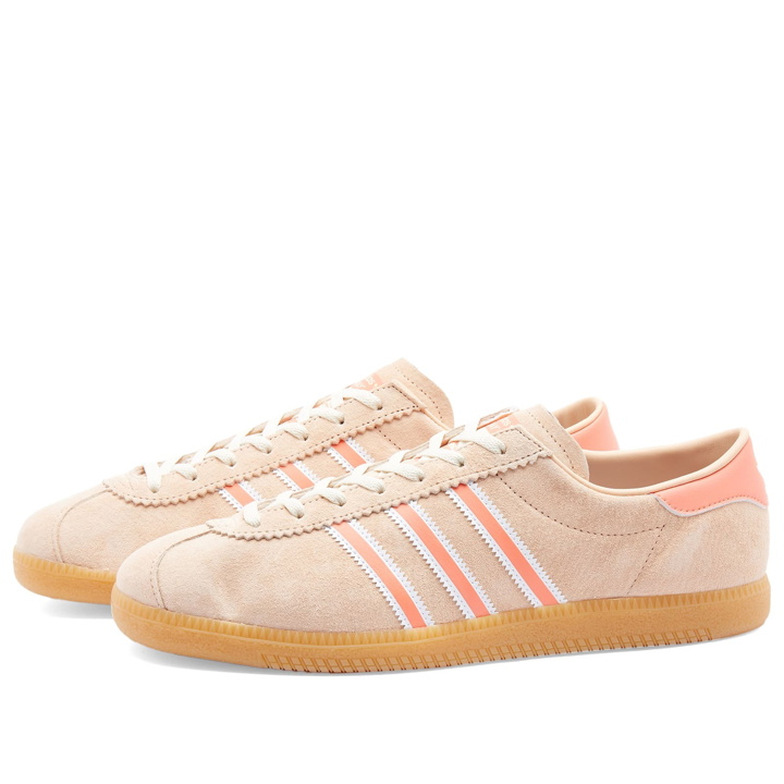 Photo: Adidas Men's State Series "Massachusetts" Sneakers in Halo Blush/Coral Fusion