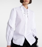 Noir Kei Ninomiya Embellished cotton shirt