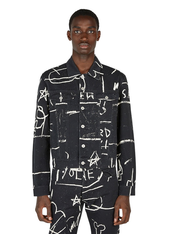 Photo: Honey Fucking Dijon Basquiat Denim Jacket