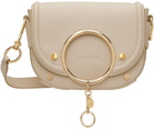 See by Chloé Beige Mara Medium Crossbody Bag