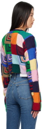 Re/Done Multicolor Patchwork Cardigan