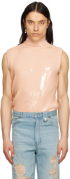 EGONlab Pink Sequin Turtleneck