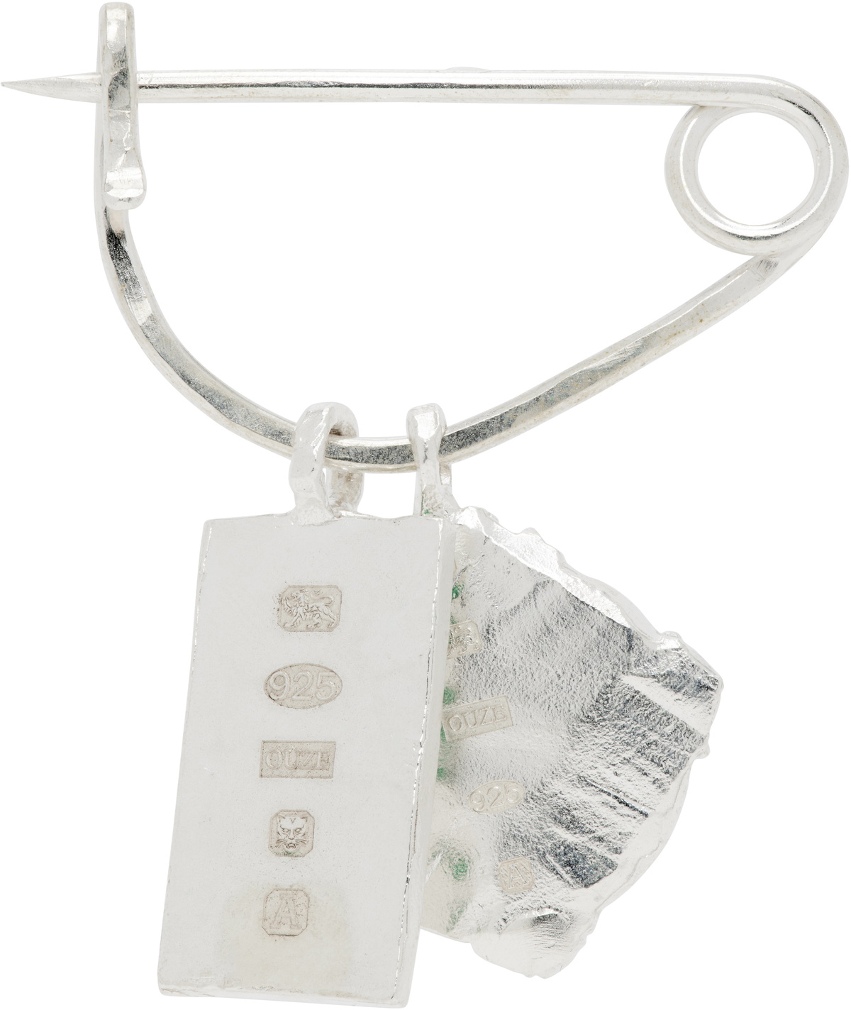 The Ouze SSENSE Exclusive Ingot Medal Brooch