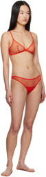 Yasmine Eslami Red Jeanne Thong