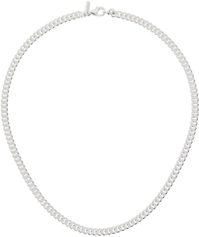 Photo: Hatton Labs Silver Mini Curb Chain Necklace