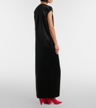 Loewe Silk-blend satin maxi dress