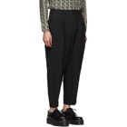 Comme des Garcons Homme Deux Black Oxford Trousers