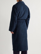 TEKLA - Organic Cotton-Terry Robe - Blue