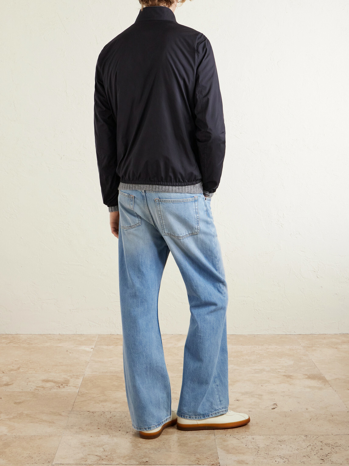 Herno - Reversible Shell and Jersey Jacket - Blue