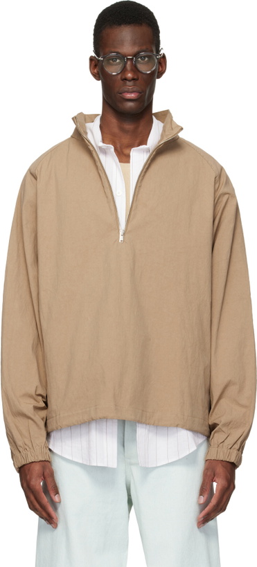 Photo: colbo Beige Half Zip Raglan Jacket