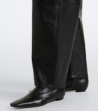 Arma Noa leather barrel-leg pants