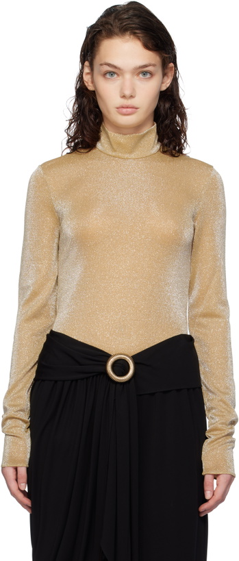 Photo: Lanvin Gold Long Sleeve T-shirt