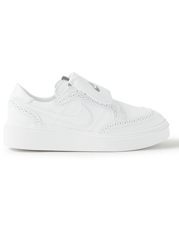 Photo: Nike - Peaceminusone Kwondo1 Leather Sneakers - White