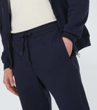 Brioni Cotton-blend jersey sweatpants