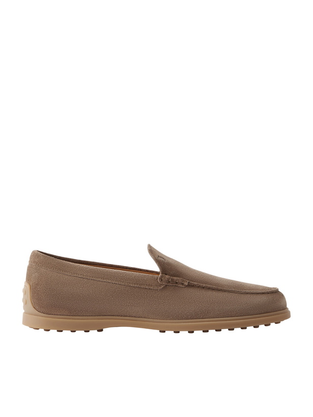 Photo: Tod's - Suede Loafers - Brown