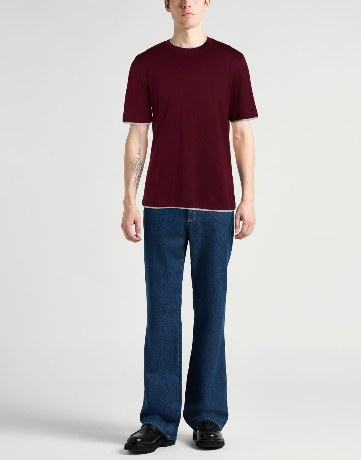 Brunello Cucinelli Mens T-shirt in White