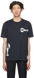 Thom Browne Navy Lobster T-Shirt