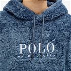 Polo Ralph Lauren Men's High Pile Fleece Hoodie in Blue Corsair