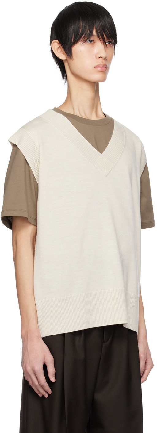 Mark Kenly Domino Tan Studio Off-White Kalvin Vest