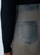 Rick Owens Slivered Midi Skirt