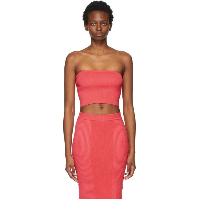 Photo: Victor Glemaud Pink Knit Tube Top