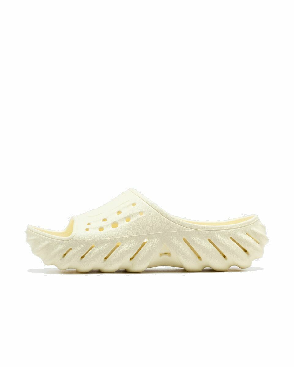 Photo: Crocs Echo Slide White - Mens - Sandals & Slides