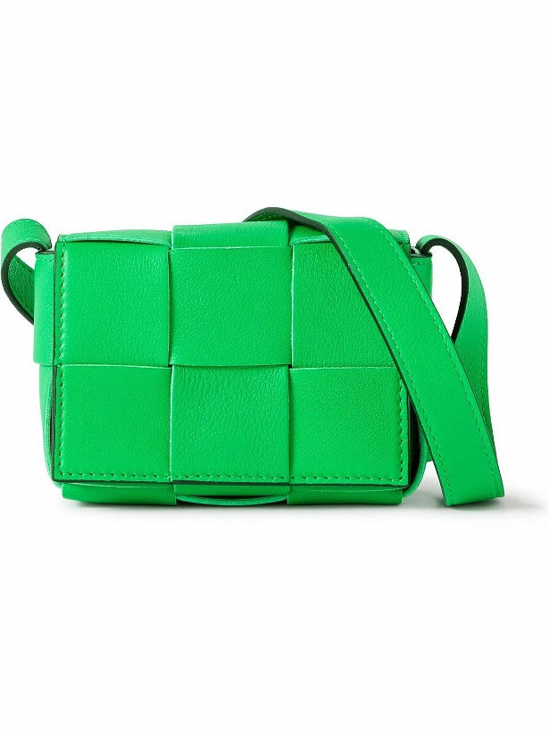 Photo: Bottega Veneta - Intrecciato Full-Grain Leather Messenger Bag