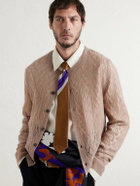 Dries Van Noten - 7.5cm Striped Silk-Twill Tie
