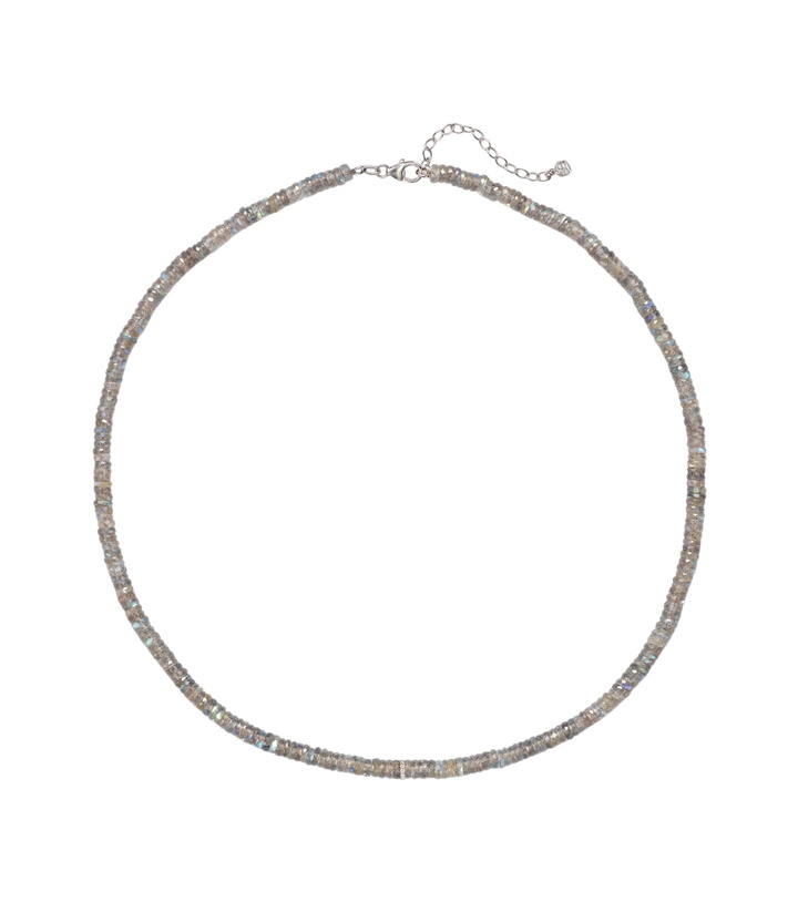 Photo: Sydney Evan 14kt gold beaded necklace with quartz and diamonds