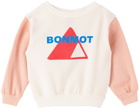 Bonmot Organic Baby White Organic Cotton Sweatshirt