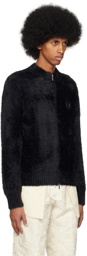 Craig Green Black Fluffy Sweater
