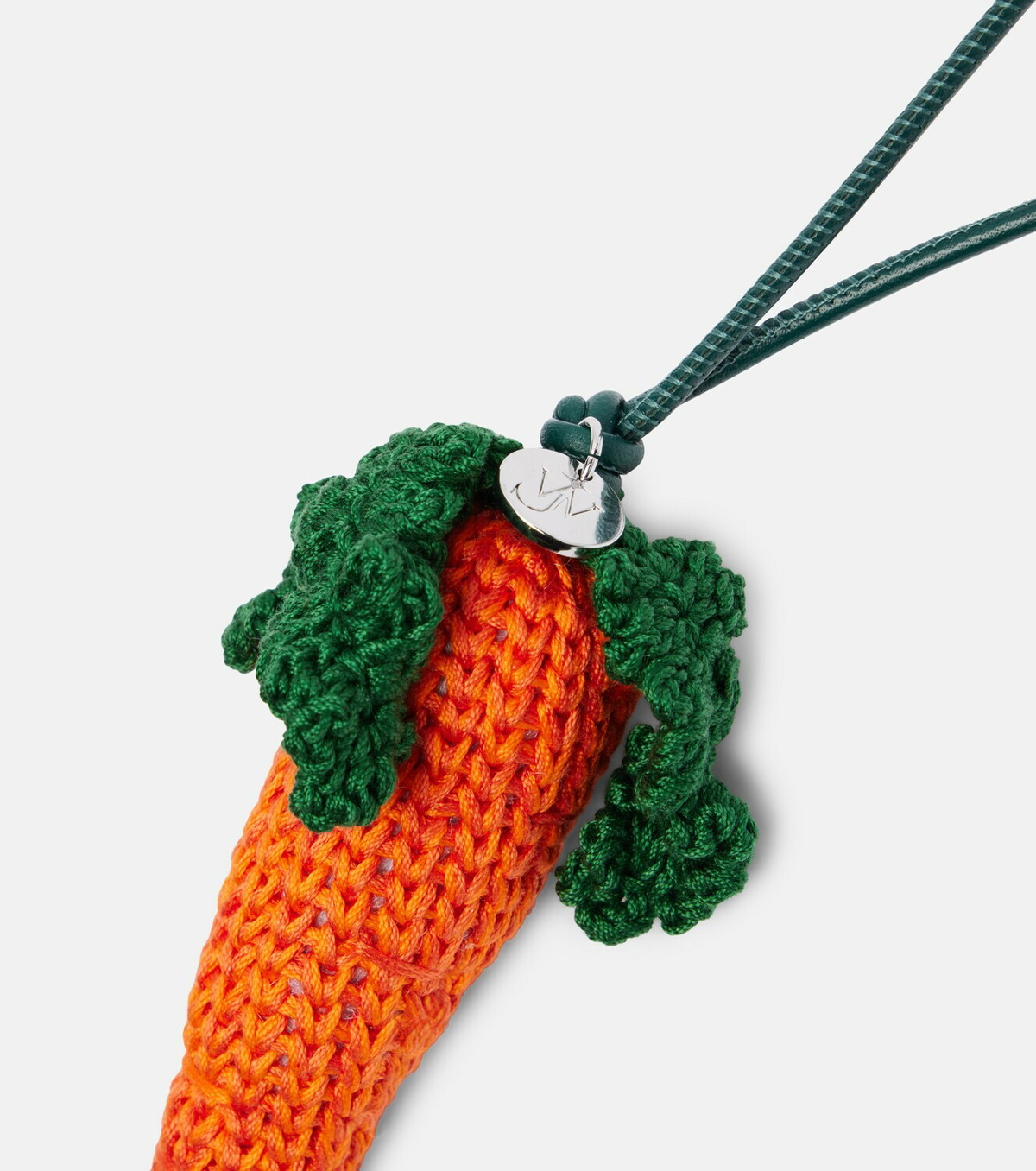 JW Anderson Carrot knitted bag charm