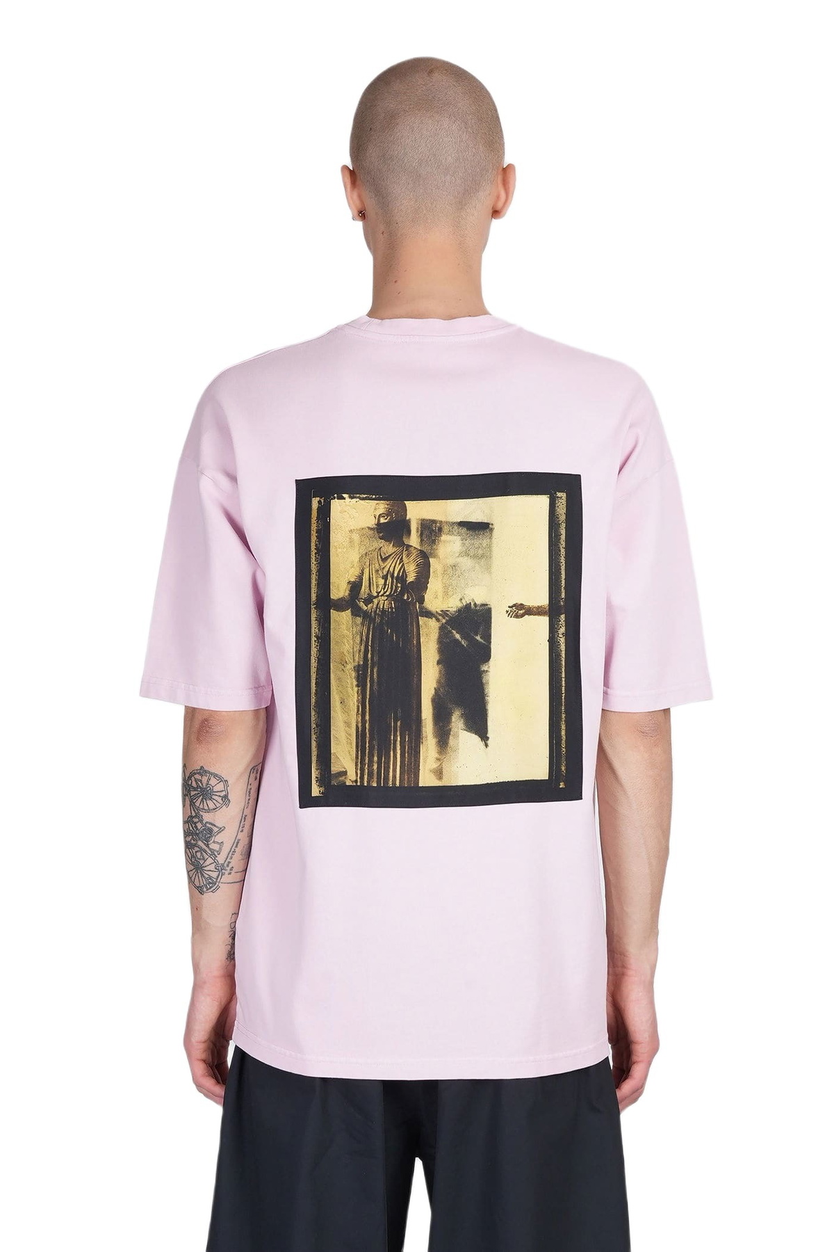OAMC T-shirt In Rose-pink Cotton