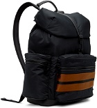 ZEGNA Black Technical Fabric Special Backpack