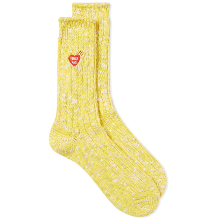 Photo: Human Made Rib Sock Yellow