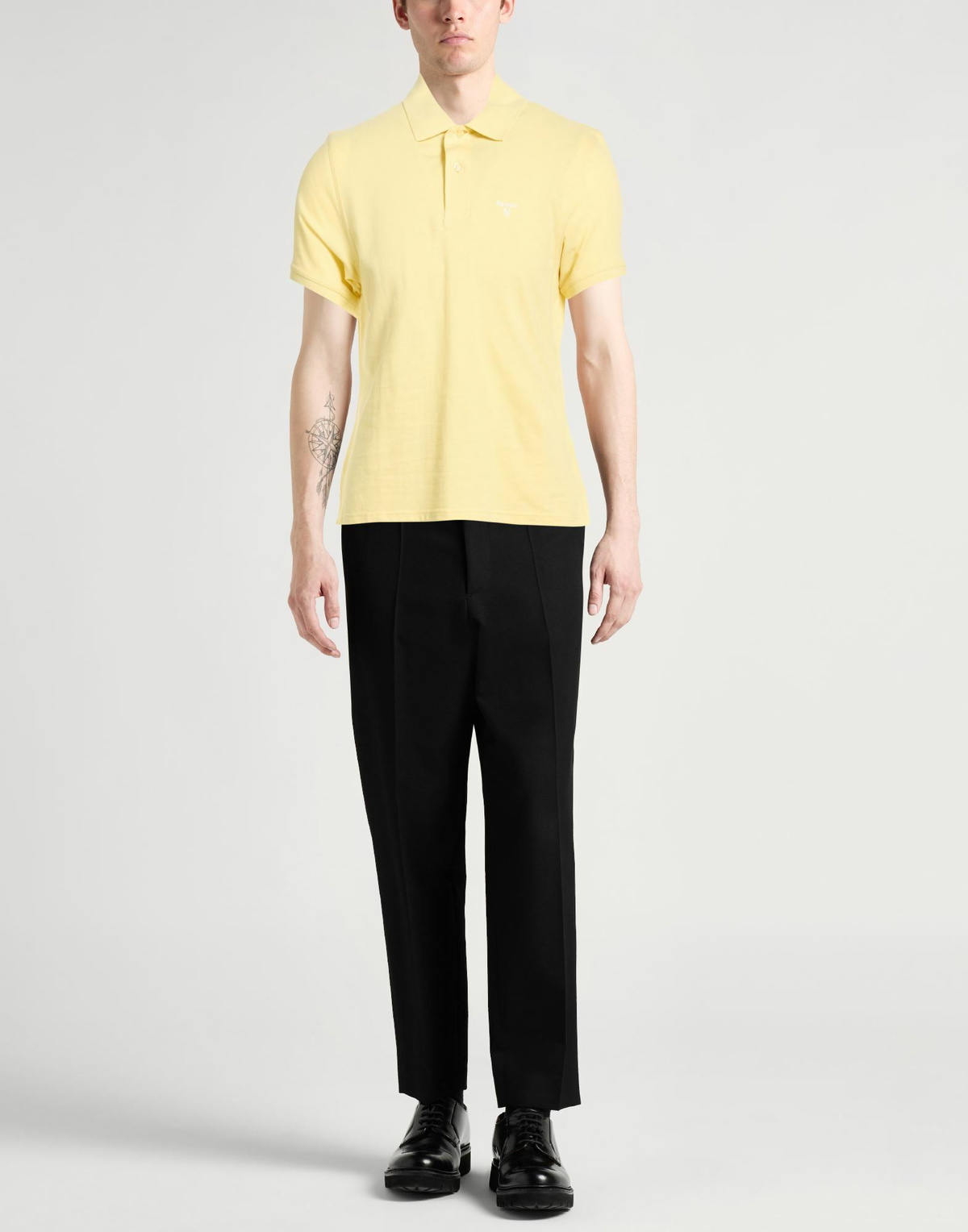 Barbour Mens Polo shirt Pastel in Yellow