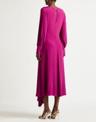 Manila Grace Womens Maxi dress in Magenta