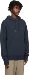 AMI Paris Navy Ami de Cœur Hoodie