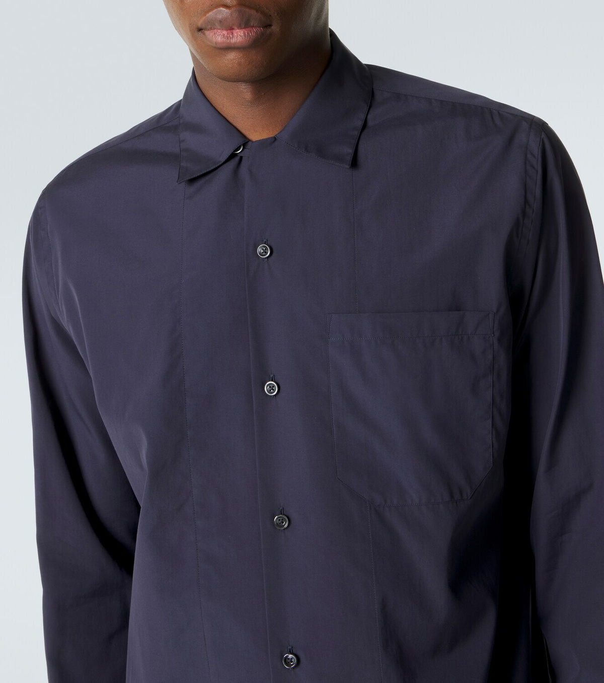Umit Benan Havana cotton and silk shirt