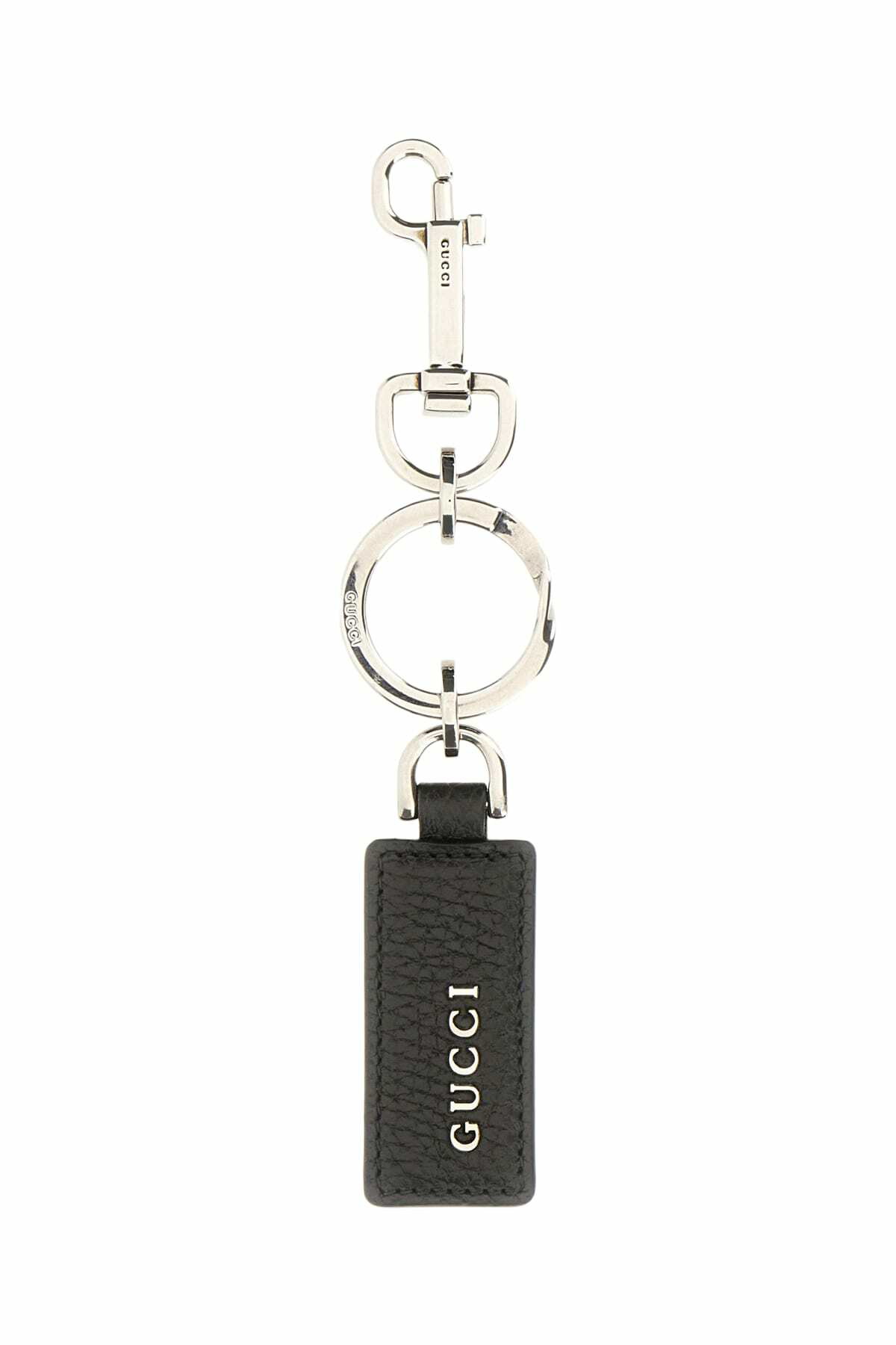 Gucci Black Interlocking G Keychain Gucci