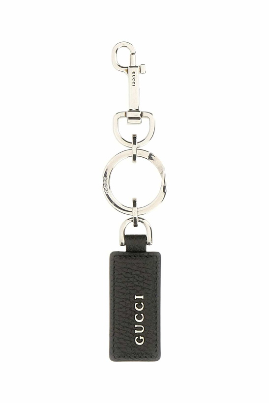 Photo: Gucci Metal And Leather Key Ring