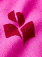 Isabel Marant - Neon Intarsia-Knit Zip-Up Cardigan - Pink