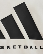 Adidas Basketball Crew Sweatshirt White - Mens - Sweatshirts