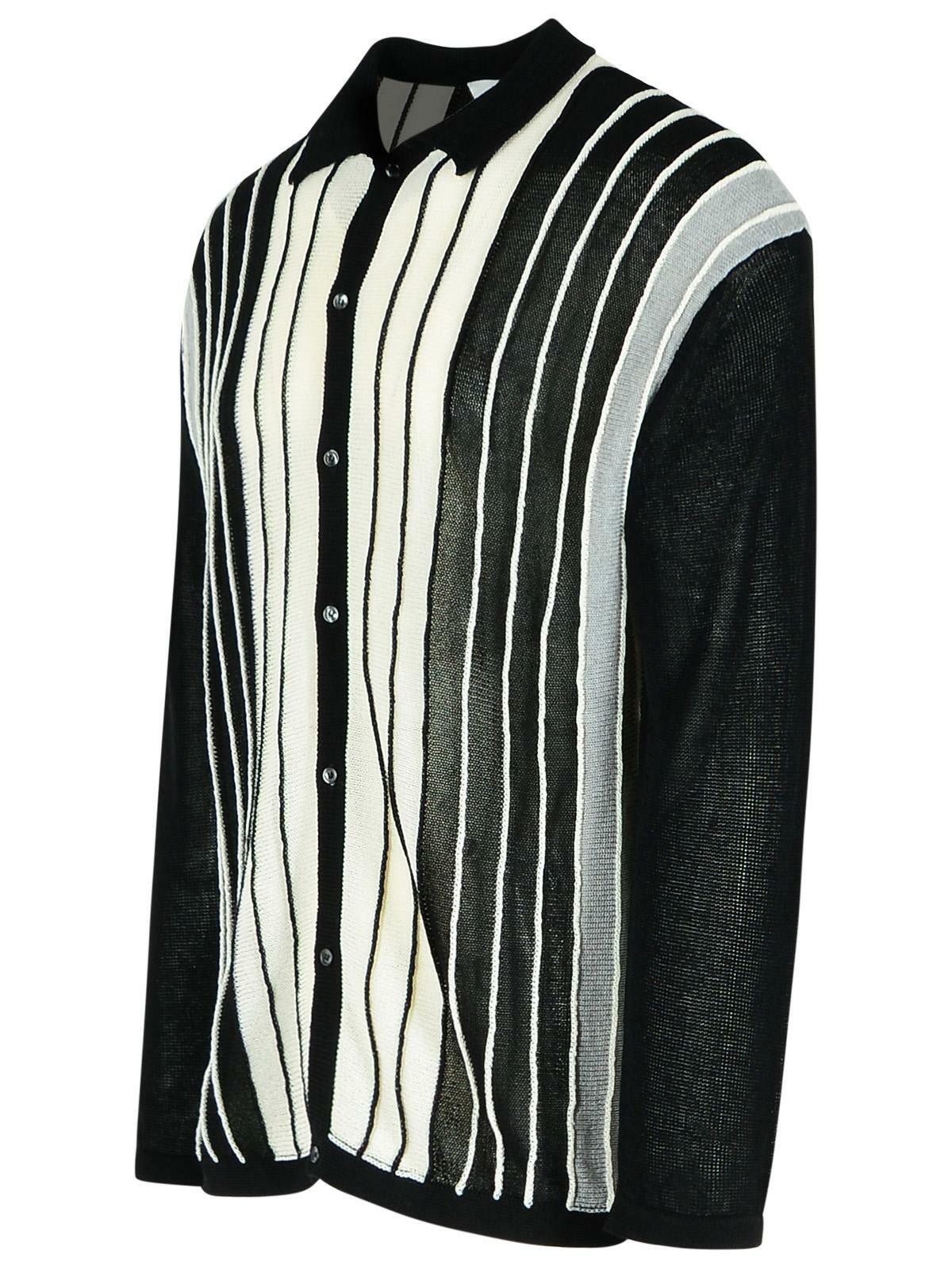 Laneus Black Viscose Blend Sweater