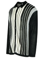 Laneus Black Viscose Blend Sweater