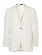 Richard James - Linen and Cotton-Blend Suit Jacket - White